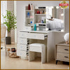 Dressing Table with 10 LED Light Mirror 6 Drawers Vanity Make Up Desk Bedroom UK