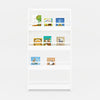 Kids Bookcase Wall-mounted Bookshelf Display Storage Rack With 4 Tier Shelves