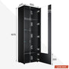 Black High Gloss Living Room Set LED TV Stand Cabinet Display Sideboard Cupboard