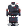 Reclining Barber Chair Salon Beauty Shaving Hydraulic Chair with Footrest