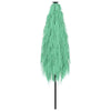 Garden Parasol with Steel Green 300x200x250 G3U7