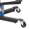 Hydraulic Transmission Jack 1100lbs 0.5 Ton 360° Swivel Wheels For Car Lift Blue