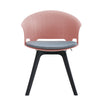 4pcs Dining Chairs Contemporary Lounge Dining Home Office Plastic Reception Seat