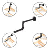 Wall-Mounted Clothes Rack Industrial Rail Iron Pipe Home Laundry Display Shelf