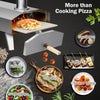 Portable Pizza Oven Wood Pellet Fired Stainless Steel Foldable Pizza Maker