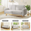 3 Seater Corduroy Sofa Modern Sofa Couch Settee Armchair Room Home Office 172cm