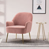 Upholstered Recliner TV Armchair Sofa Faux Leather Chair Sofa with Footstool Set