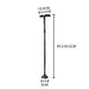 FOLDABLE WALKING STICK WITH LED LIGHT DISABILITY ALUMINIUM HEAVY DUTY CANE TORCH