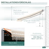 Garden Patio Manual Awning Canopy Shelter Outdoor Sun Shade Retractable