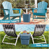 Portable Cooler Side Table 15L Wine Cooler 3-in-1 Outdoor Cocktail Drink Table