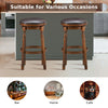 360 ° Swivel Bar Stool Set of 2 Kitchen Dining Chairs Counter Height Stool 74CM