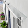 Streamlined Door Canopy Awning Outdoor Porch Window Shade Patio PET Rain Shelter
