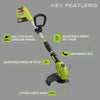 Garden Gear Cordless Grass Strimmer Trimmer Lawn Cutter 20V Battery Power Li-ion