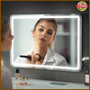 80X55CM LED Vanity Mirror Light Dressing Table Hollywood Make Up Mirror W/ USB
