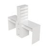 Table Makeup Dressing Station Double Desk Workstation Storage Equipment