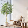 6FT Artificial Olive Tree 180cm Tall Faux Olive Plants Potted for Living Room UK