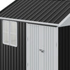 10ft x 8ft Metal Garden Shed Outdoor Bike Tool Storage House Dual Doors Lock UK