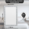 Extra Large Diamond Crush Crystal Effect Large Silver Wall Mirror - 90X60cm