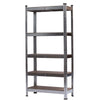 Metal Garage Shelving Rack Unit 5 Tier Heavy Duty Storage Shelf Silver UK