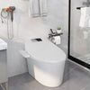 Electronic Smart Bidet Seat Heated Seat Warm Air Drying Self-cleaning Side-Panel
