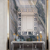 100 x 70cm Rectangular Silver Art Mirror Living Room Hallway Bedroom Wall Mirror