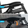 Costway Zero Gravity Chair Heavy Duty Lounge Chair Folding Recliner w/Cup Holder