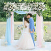 100cm Artificial Wedding Flower Row Top Table Backdrop Arch Arrangement Decor
