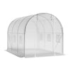 Walk in Polytunnel Greenhouse Large Outdoor Garden Grow House w/ Door Window