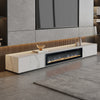 Electric 40" Insert Wall Mounted LED Fireplace Wall Inset Into Fire Freestand UK