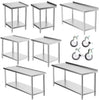 Stainless Steel Commercial Catering Table Work Bench Food Prep Kitchen Shelf UK