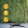 Heavy Duty Garden Hanging Chair Hammocks Swing Egg Chair Pole Frame Stand Only