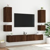 Camerina TV Wall Cabinet with Brown Oak 100x35x31 ,TV Stand Unit,TV Y8T8