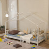 Wood Bed Frame Children Kids Toddler Bedstead Boys Girls Bedroom House Bed Frame