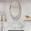 Modern Decoration Wall Silver Mirror Tear Drop Hanging Mirror for Living Room UK