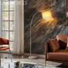 Metal Floor Lamp 131-186cm Bright Standing Lamp for Living Rooms Reading Lamp