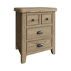 Holcombe XL Bedside Cabinet Nightstand Side Table 4 Storage Drawers Solid Wood