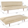 Velvet/Fabric Sofas 3 Seater Sofa Bed Scandinavian Style Sofabed Recliner