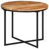 Solid Wood Acacia and Coffee Table - Natural Brown, /Sofa Table with C5M0