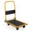 Folding Push Cart Dolly Moving Hand Truck-Black