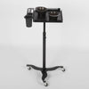 Height Adjusted Hair Salon Trolley Hair Extension Colouring Rolling Trolley Cart