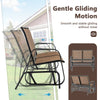 2-Person Garden Bench Outdoor Swing Glider Loveseat Patio Glider Chair