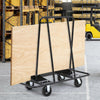 Mobile Steel Drywall Cart Anti-falling Edge Plasterboard Trolley Plywood Carrier