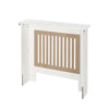 Small Medium Large Radiator Cover Vertical Slatted Grill Wooden Heating Cabinet