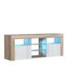 TV Unit Cabinet | TV Stand 145cm | Sideboard with High Gloss Doors | Free LED