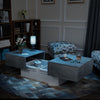 Farmhouse Coffee Table with Large Hidden Storage Space for Living Room Furniture