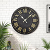 GARDEN ROMAN WALL CLOCK LARGE INDOOR OUTDOOR BIG ROMAN NUMERALS RESIN WATERPROOF