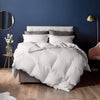 Goose Feather Down Comforter 100% Cotton Geometric Duvet Insert All Size