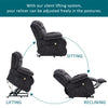Power Lift Electric Riser Recliner Chair Massage Heated Recling Velvet Armchair
