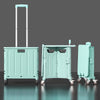 45L Folding Trolley Wheels Shopping Storage Cart Multipurpose HeavyDuty Case Box
