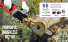 16'' Cordless Chainsaw 2 Battery Electric Saw Handheld Wood Cutting Tree Branch